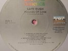 1985 Kate Bush Hounds Of Love Grey & Pink Marbleized Promotional LP Record VG