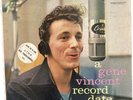 GENE VINCENT:A Record Date:Capitol 1958 PROMO 1st Pressing Mono VG+ Vinyl LP