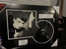 David Bowie HEROES vinyl and cover art with track list frame