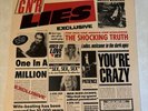 GUNS N' ROSES G N' R LIES 1988 GEFFEN UNCENSORED ISSUE VINYL LP GHS 24198 VG+OOP