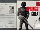 Greatest Hits by Bruce Springsteen (Record, 2018) Authenticated Autograph