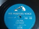 ELVIS PRESLEY UK 1956 H.M.V. BLUE MOON HIS MASTER'S VOICE POP 272 HMV 78 rpm