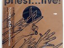 JUDAS PRIEST PRIEST LIVE EPIC 383P827 JAPAN OBI VINYL 2LP