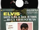 ELVIS PRESLEY Santa Claus Is Back In Town '65 RCA GOLD STANDARD 45 & PICTURE SLV