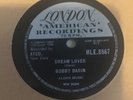 BOBBY DARIN DREAM LOVER   UK  78   LONDON  HLP.  8867 1959 RARE