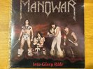 MANOWAR - Into Glory Ride LP, 1983  inner. Rare Heavy Metal Music For Nations