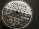 ￼Eddie Cochran 78 London HLU 8702 Summertime Blues, Love Again  EX+ ￼
