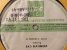 Bad Manners In Concert 261 BBC Transcription LP Vinyl Record Disc Live 1981