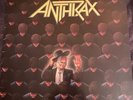 Anthrax Among The Living UK 1st Press Vinyl LP Island Records ILPS986 1987