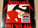 Metallica Kill Em All Fire Engine Red Limited Edition Vinyl Record Album NEW