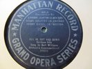 1906 BERT WILLIAMS Manhattan Record ALL IN OUT DOWN Columbia Grand Opera Series