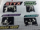 ● OG 1983 Texxas World Music Festival POSTER STYX TED NUGENT TRIUMPH SAMMY HAGAR