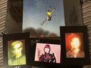 YEAH YEAH YEAHS COOL IT DOWN BLUE & RED SPLATTER LP VINYL & SIGNED PHOTO PACK