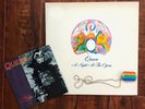 QUEEN Lot- A Night at the Opera UK VINYL, promo dogtag & pic sleeve  Mercury May
