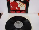 1983 BLACKEN METALLICA KILL 'EM ALL LP VINYL RECORD W/SCRATCH COVER W/LT WEAR