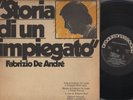 LP FABRIZIO DE ANDRE' STORIA DI UN IMPIEGATO 1973 NICOLA PIOVANI CANTAUTORI ITA