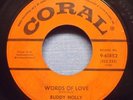 Buddy Holly - Words Of Love - 1957 Rock 'n' Roll 45