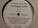 IL MATRIMONIO SEGRETO EJS 371 THE GOLDEN AGE OF OPERA PRIVATE RARE VTG #146