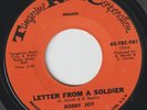 BOBBY JOY: Letter From A Soldier/You Sweet Devil You Tangerine Record CO. 45 rpm
