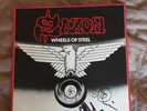 Saxon  Wheels Of Steel Japan Promo Lp Vinyl Signed Biff And Quinn