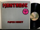 MONTROSE Paper Money LP WARNER BROS STEREO DJ PROMO 1974 Prog Rock SAMMY HAGAR