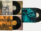 R.E.M. - GREEN (1988 Promo), DOCUMENT (1987 Orig) & CHRONIC TOWN Vinyl LP Lot
