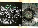 SODOM - OUT OF THE FRONTLINE TRENCHES LP CLEAR CAMO SPLATTER VINYL THRASH METAL
