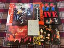 KISS ALIVE 1,2 VIP-9529 & SJET-9569 CASABLANCA JAPAN OBI VINYL LP