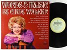 Cindy Walker - Words & Music By Cindy Walker LP - Monument DG