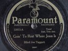 Blues 78 BLIND JOE TAGGART Goin' To Rest Where Jesus Is PARAMOUNT 12611 HEAR 399