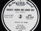 R&B 78 STICKS MCGHEE Whiskey, Women & Loaded Dice KING 4628 E wlp HEAR 1387