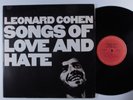 LEONARD COHEN Songs Of Love And Hate COLUMBIA LP VG+ with insert q