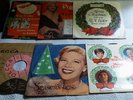6 Vintage Christmas Records 45 33 Bing Crosby Brenda Lee Peggy Lee Promos VG-NM