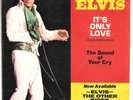ELVIS PRESLEY It's Only Love on RCA rock 45 picture sleeve only no record