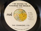 Smoldering Garage Punk 45 Commons LTD. I'm Going to Change the World VG+ HEAR