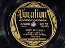 78 RPM Leroy Carr & Scrapper Blackwell, Vocalion 03034 Hustler's Blues, E+ Blues