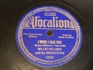 Vocalion 78 RPM Billie Holiday - I Wish I Had You 4238 V/V+
