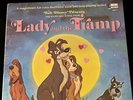 Lady And The Tramp Vinyl Record&Book Disneyland Records Disney Vintage 1969 3917