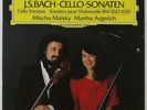 ARGERICH & MAISKY BACH CELLO SONATAS DGG DIGITAL 415471-1 NM
