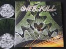 Overkill – The Grinding Wheel 2LP VINYL THRASH METAL 2017 GREEN SWAMP SPLATTER