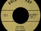 EXPLOSIONS Hip Drop 45 Gold Cup Records Rare 1970s New Orleans Funk Eddie Bo M-