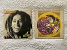 Bob Marley + Wailers Kaya + Confrontation 2 Vinyl LP Lot, VG, OG Press, Island