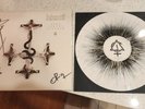 Behemoth Opvs Contra Natvram SIGNED Black White Gold Splatter Vinyl LP RECORD