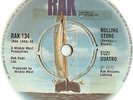 Suzi Quatro - Rolling Stone - Used Vinyl Record 7 - A7819z