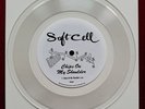 Soft Cell Chips On My Shoulder Live 7” One Sided Clear Vinyl Hand Cut Ltd 100