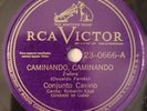 Conjunto Casino Caminando Salagente Guaracha RCA Victor Latin 78 RPM HEAR