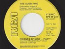 GUESS WHO Friends Of Mine Part1/Pt2 RCA SPS-45-223 PROMO ONLY ROCK 1969 45RPM