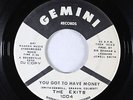 Northern Soul Funk 45 - Exits - You Got To Have Money - Gemini - VG++