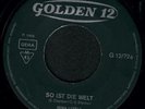 Nina Lizell So Ist Die Welt Vinyl Single 7inch Golden 12