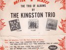 KINGSTON TRIO 45  Hotter N' Blazes EP - CAPITOL Promo Pic Sleeve